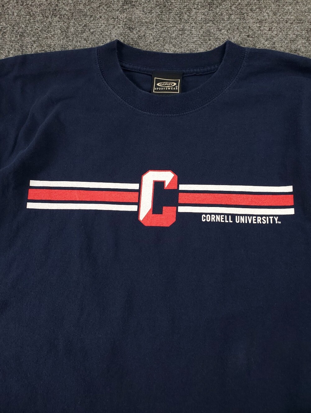 Vintage Cornell University T Shirt XL Navy Big Red Ivy League Y2K 2000s Ouray